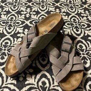 Birkenstock Lugano Soft Footbed Sandals - excellent condition